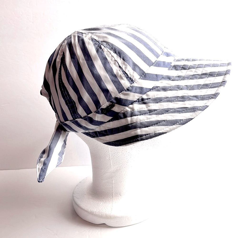 Sun N Sand Women’s Headwear UPF 50t Protection White/Blue Striped